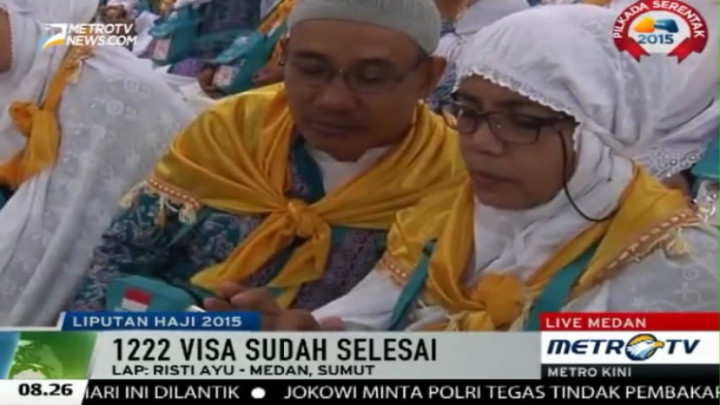 Seluruh Calhaj Embarkasi Sudah Kantongi Visa