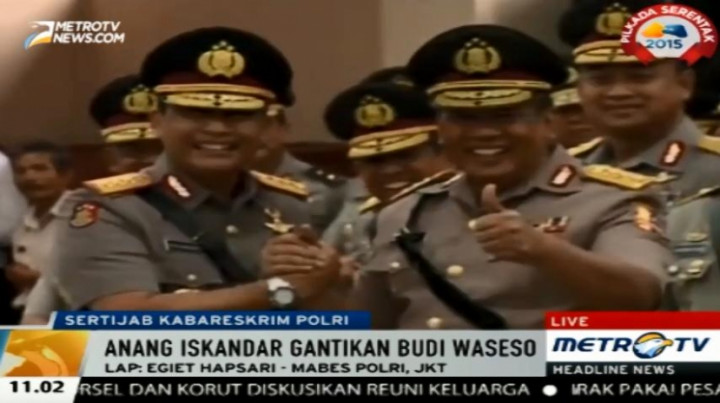 Upacara Sertijab Kabareskrim Polri