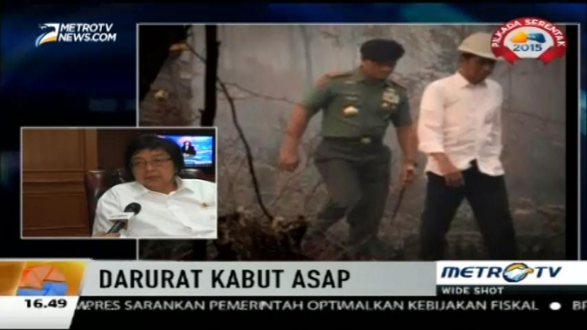 Ini Langkah Siti Nurbaya Atasi Kabut Asap