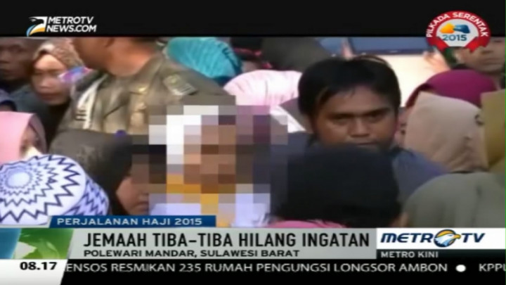 Hendak Diberangkatkan, Seorang Calon Haji Tiba-tiba Hilang Ingatan