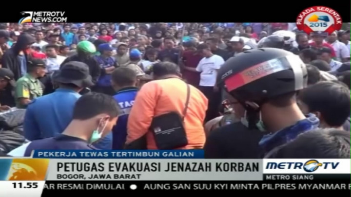 Seorang Pekerja Tewas Tertimbun Longsoran Fondasi Jembatan 