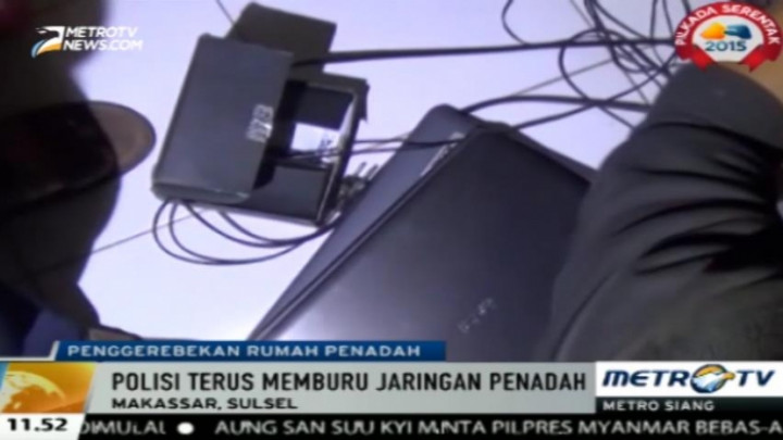 Polisi Gerebek Rumah Penadah Barang Elektronik Curian di Makassar