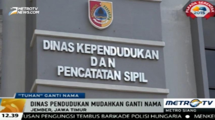 Sejumlah Warga Bernama 'Tuhan' di Jember Ingin Berganti Nama