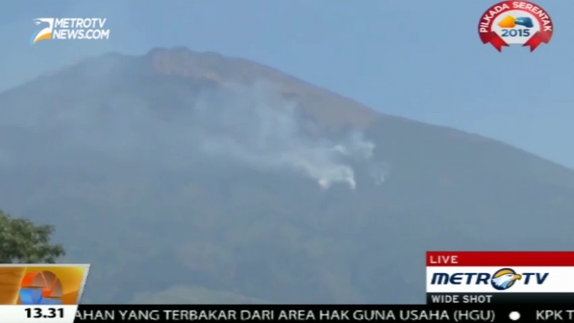Terbakar Sejak Sabtu, Api di Lereng Gunung Sumbing Masih Belum Padam 