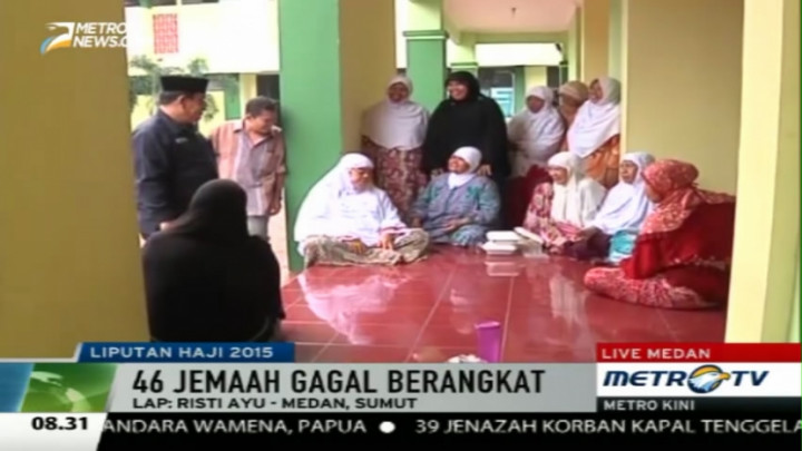 Sempat Tertunda Visa, 46 Calhaj Asal Medan Berangkat 17 September