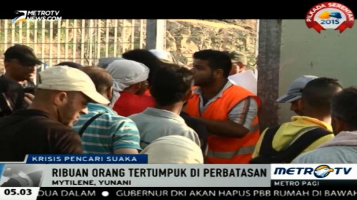 Pencari Suaka Bertumpuk di Yunani, Tunggu Proses Registrasi