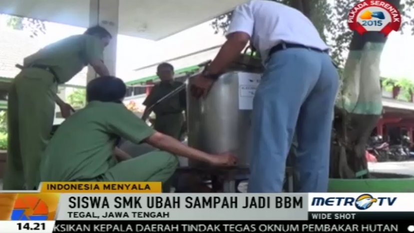 Tak Tanggung-tanggung, Para Siswa SMK Ini 'Sulap' Sampah jadi BBM