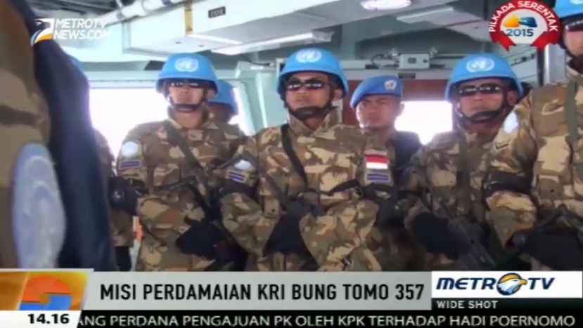 Emban Misi Perdamaian, KRI Bung Tomo Bertolak ke Lebanon