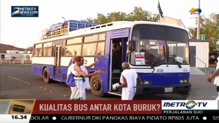 Tak Di-Upgrade, Kualitas Bus Jamaah Haji Buruk
