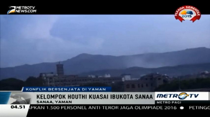 Pasukan Koalisi Arab Lancarkan Serangan Udara ke Posisi Kelompok Houthi