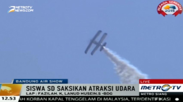 Pemkot Gelar Bandung Air Show untuk Peringati HUT Kota Bandung