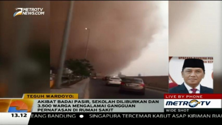 Diterjang Badai Pasir, Sekolah di Yordania Ditutup