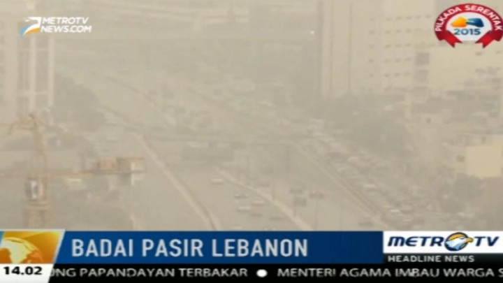 Badai Pasir Tewaskan 4 Orang di Lebanon