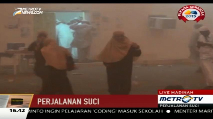 Badai Pasir di Arab Saudi Ganggu Kesehatan Jemaah Haji 