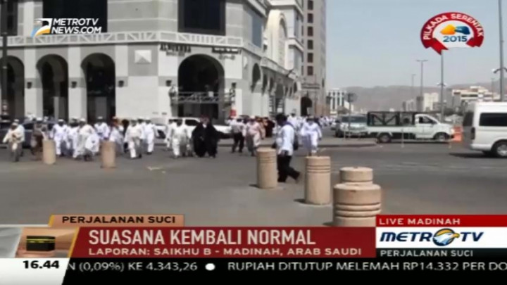 Suhu di Madinah Turun Menjadi 37 Derajat Celcius