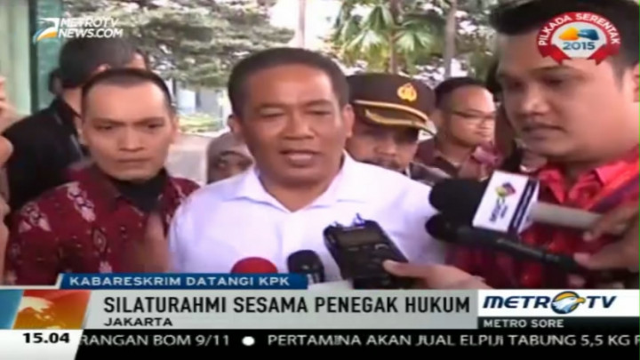 Kabareskrim Anang Iskandar Silaturahmi ke Gedung KPK