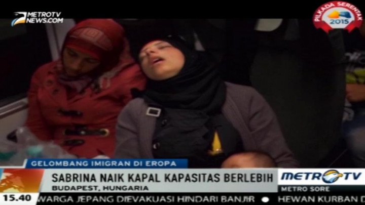 Gelombang Pengungsi Asal Timur Tengah di Eropa Semakin Tinggi