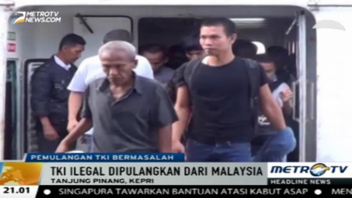 Ratusan TKI Ilegal Dipulangkan Pemerintah Malaysia