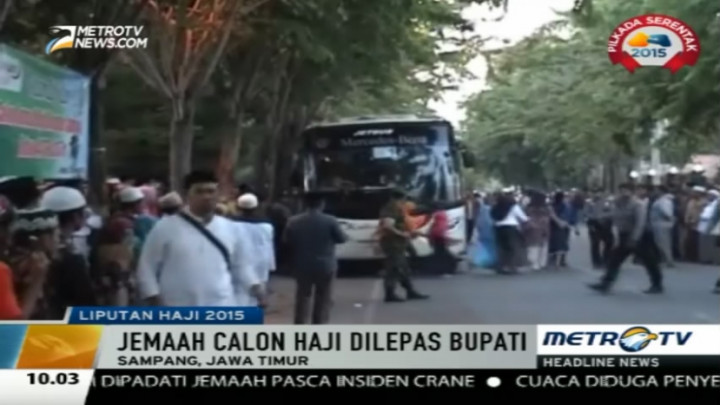 Bupati Sampang Lepas Keberangkatan 344 Calon Haji