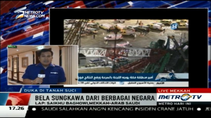 Arab Saudi Bentuk Tim Investigasi Kasus Crane Jatuh