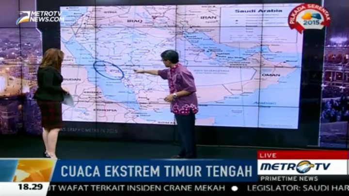 Penjelasan BMKG Soal Cuaca Ekstrem di Arab Saudi