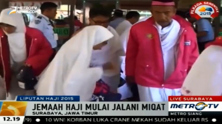 55 Kloter Jemaah Calon Haji Embarkasi Surabaya Sudah Diberangkatkan