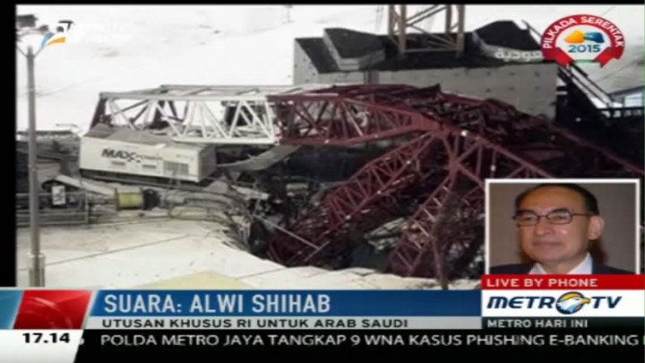 Alwi Shihab: Saya Yakin Pemerintah Arab Saudi akan Beri Santunan yang Wajar