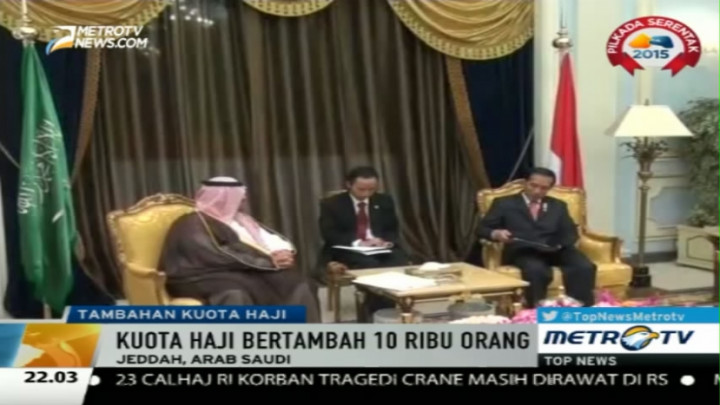 Pemerintah Arab Tambah 10 Ribu Kuota Haji untuk Indonesia