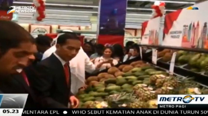 Jokowi Blusukan ke Pusat Perbelanjaan di Abu Dhabi