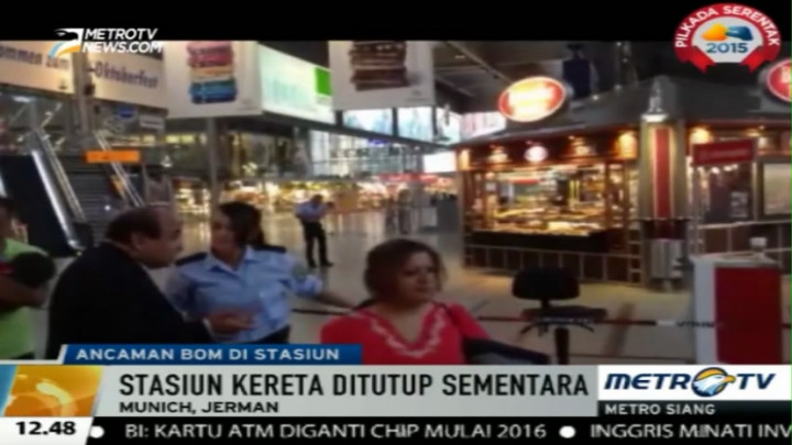 Sebuah Koper Berisi Bom Gegerkan Stasiun Kereta di Munich