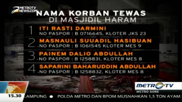 Korban Jatuhnya Crane Asal Indonesia Berjumlah 10 Orang