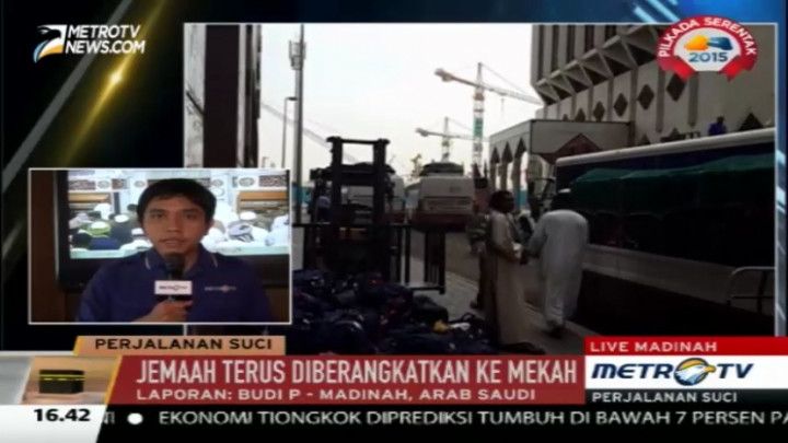 Jemaah Haji di Madinah Telah Berangkat ke Mekkah