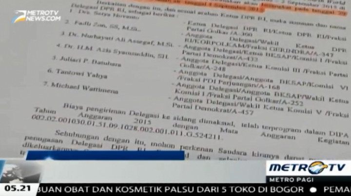 Inilah Jadwal Rombongan DPR Selama di Amerika Serikat