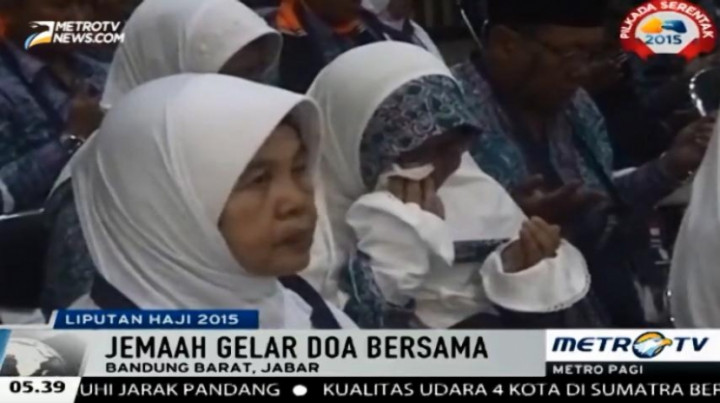 Calhaj Gelombang II Asal Kabupaten Bandung Barat Diberangkatkan