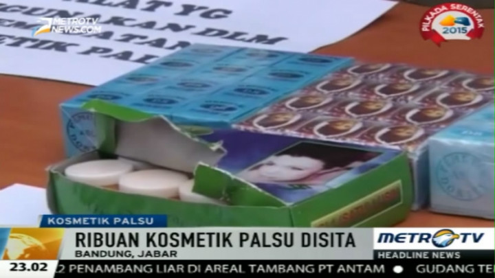 Polisi Bongkar Kasus Kosmetik Palsu di Karawang