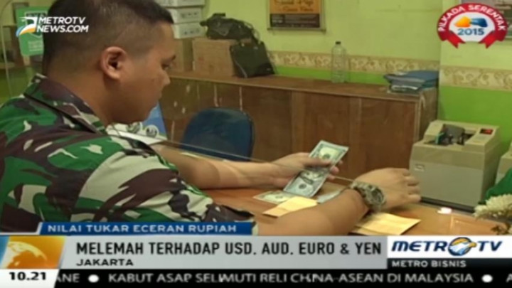 Rupiah di Level Eceran Ikut Terdepresiasi