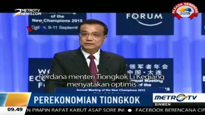 PM Li Keqiang Optimis Terhadap Pertumbuhan Ekonomi Tiongkok
