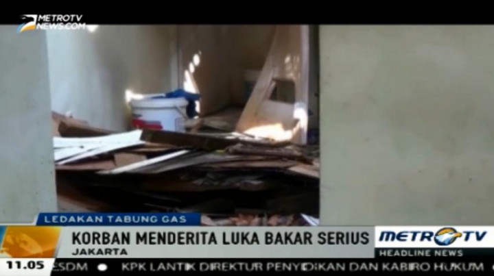 Kompor Gas Meledak, Satu Orang Alami Luka Bakar