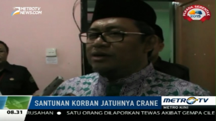 Pemprov Jabar akan Beri Santunan Tambahan Bagi Korban Crane