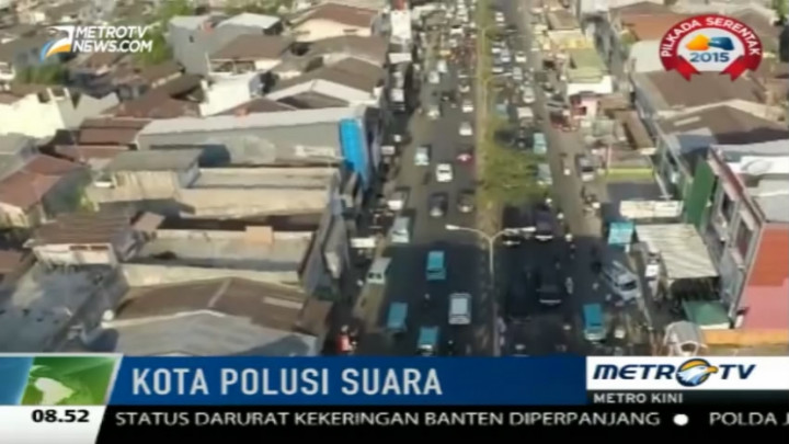 Bunyi Klakson Jadi Polusi Suara di Makassar