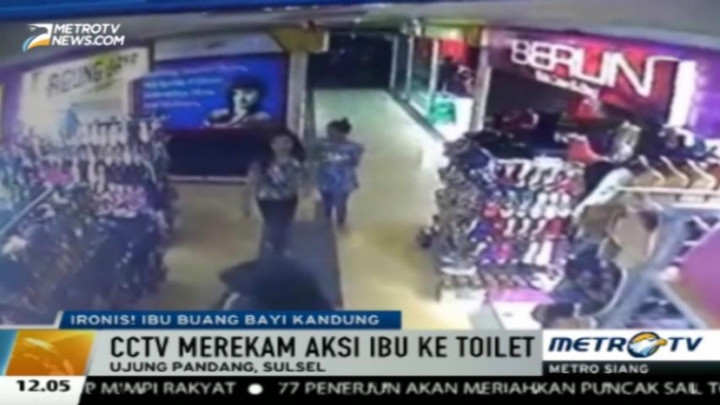 Pelayan Toko Lakukan Aborsi di Toilet Pusat Perbelanjaan Makassar