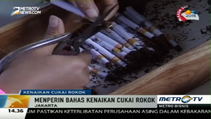 Kemenperin akan Bahas Kenaikan Cukai Rokok dengan Kemenkeu