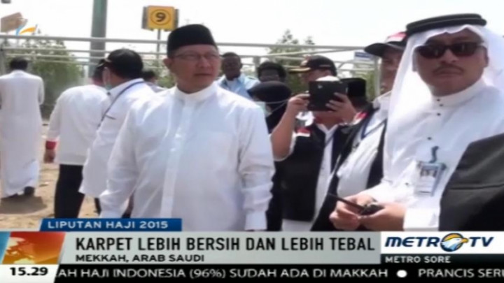 Menag Tinjau Kualitas Layanan Pondok Jemaah di Arafah dan Mina