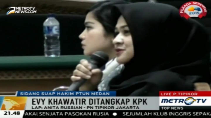 Evy Akui Dirinya Suap Hakim PTUN Medan
