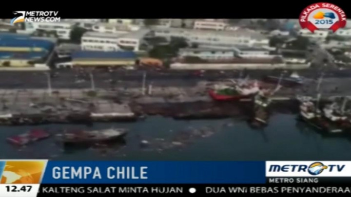 8 Orang Tewas Akibat Tsunami Chile
