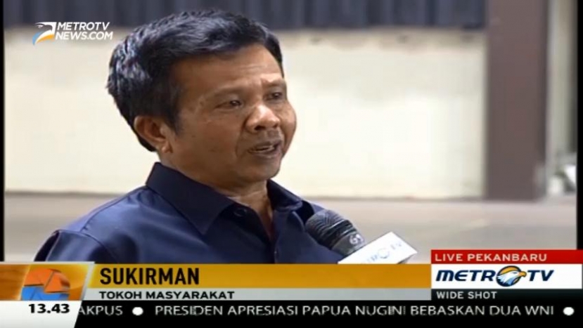 Warga Riau Enggan Tempati Posko Evakuasi Asap