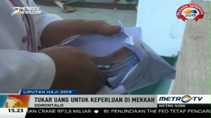 Asrama Haji Gorontalo Buka Loket Penukaran Uang