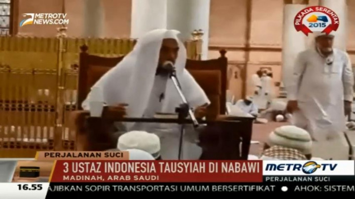 3 Ustaz Asal Indonesia Bertausiyah di Masjid Nabawi