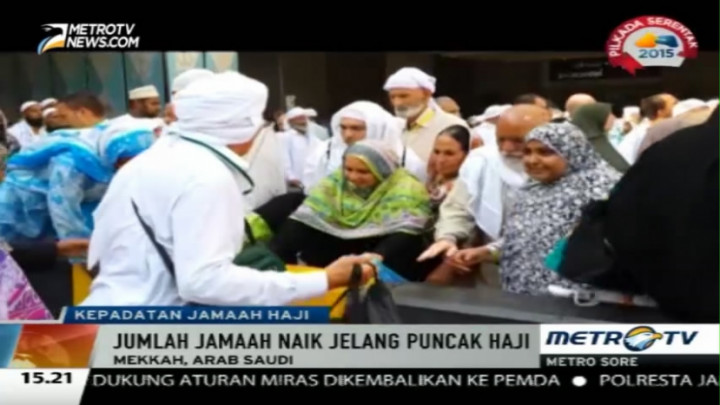 Jelang Wukuf, Jumlah Jemaah Haji di Mekah Meningkat 