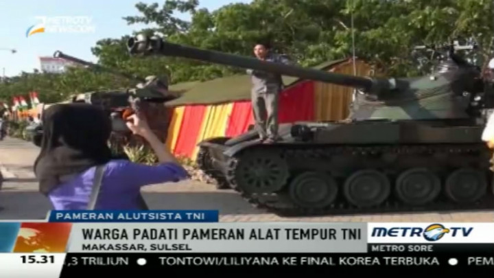 Mengunjungi Pameran Alutsista Kodam VII Wirabuana Makassar